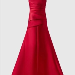 Elegant Red Evening Gown